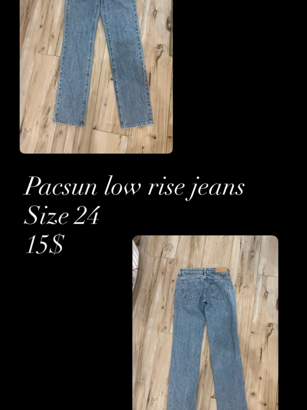 PacSun Women's Light Blue Straight-Leg Jeans
